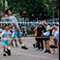 锁与数据线条抽象图标